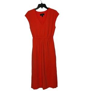 J. Crew | Dresses | J Crew A Line Dress Laser Cut Out V Neck Cap Sleeve Side Slits Orange Size 0 | Poshmark J. Crew | Dresses | J Crew A Line Dress Laser Cut Out V Neck Cap Sleeve Side Slits Orange Size 0 | Poshmark